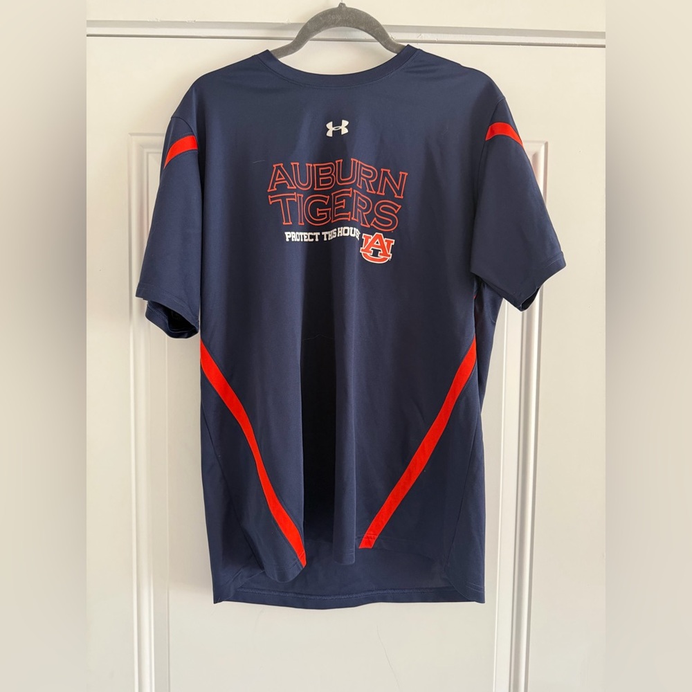 Under Armour Navy Blue Auburn Tigers Tee